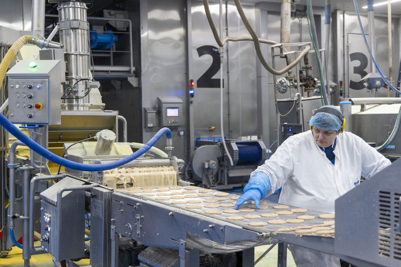van der lee seafish urk invries productielijn gepaneerde visburgers